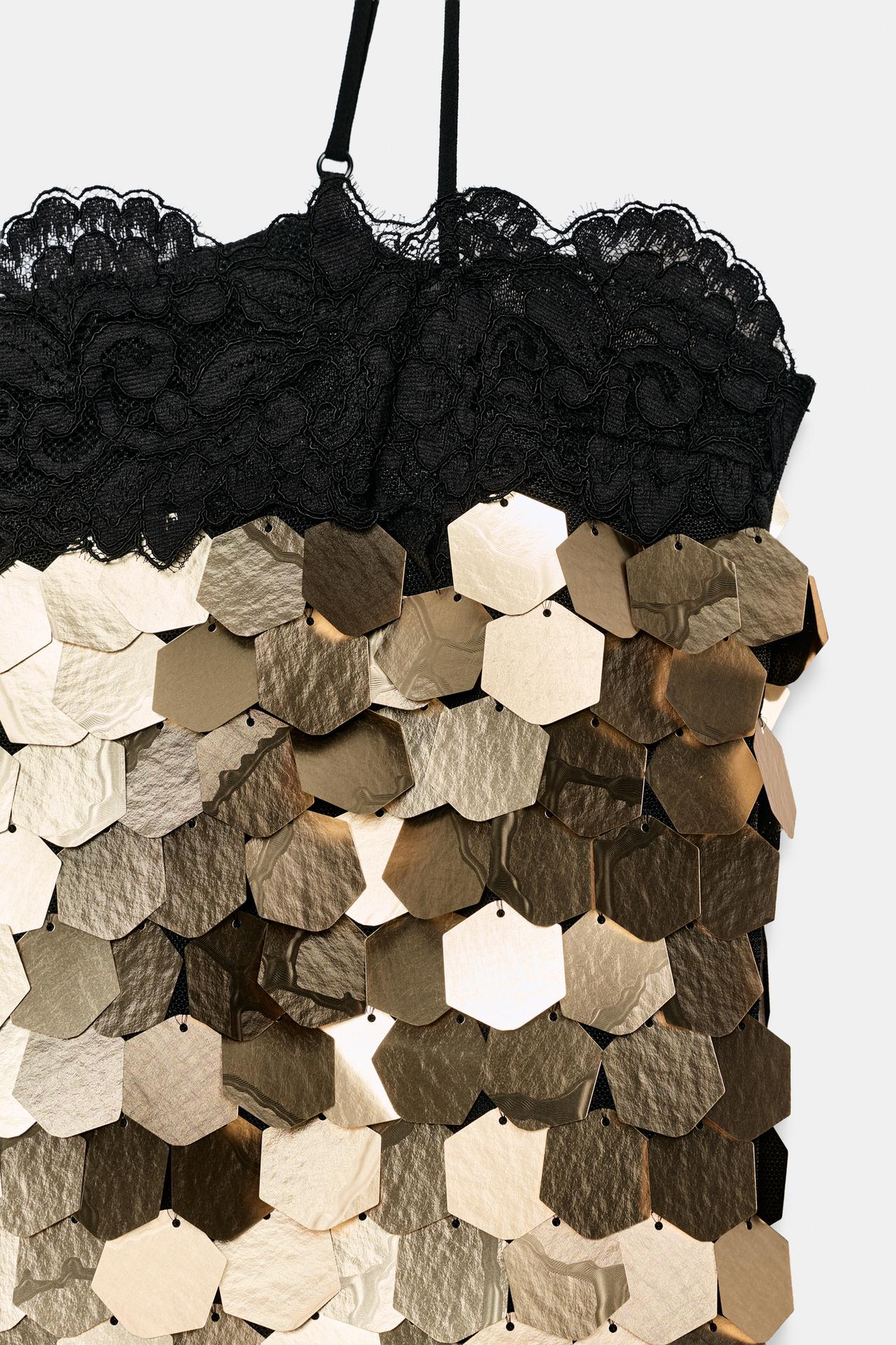 Zara Sequin Mini Dress