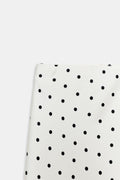ZARA POLKA DOT SATIN EFFECT MIDI SKIRT