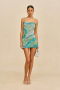 CULT GAIA BEBE DRESS - LANDSCAPE PRINT