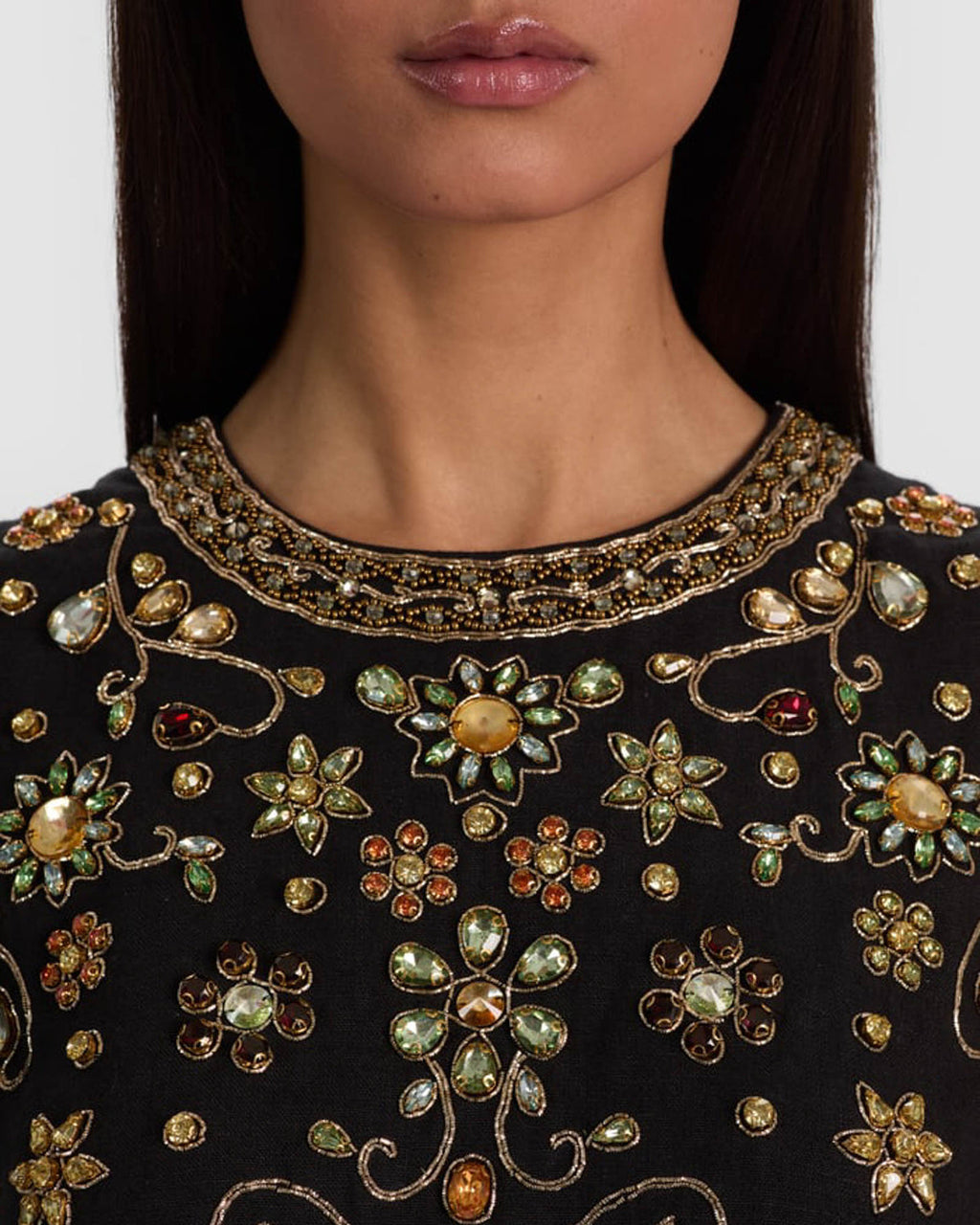 ALICE + OLIVIA Amal Embellished Tank