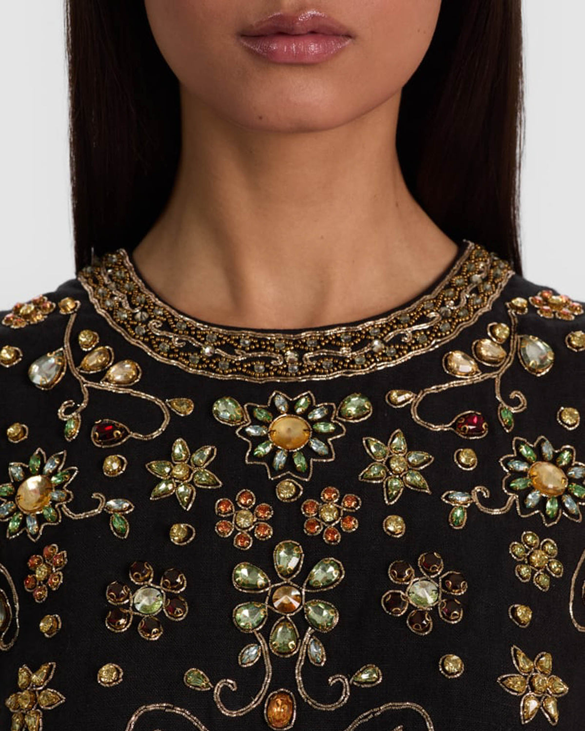 ALICE + OLIVIA Amal Embellished Tank