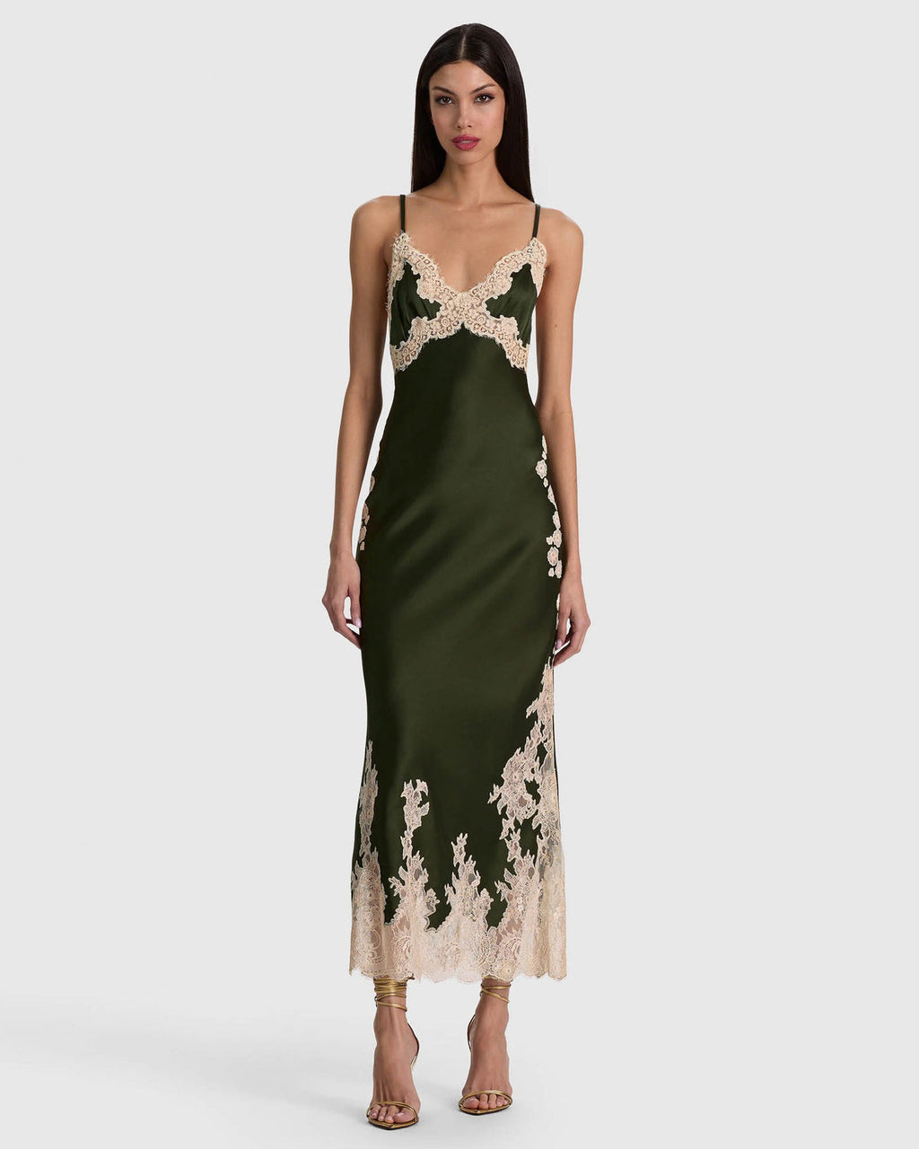 ALICE + OLIVIA
julietta lace trim dress