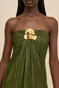 CULT GAIA - SEQUOIA GOWN - DEEP PASTURE