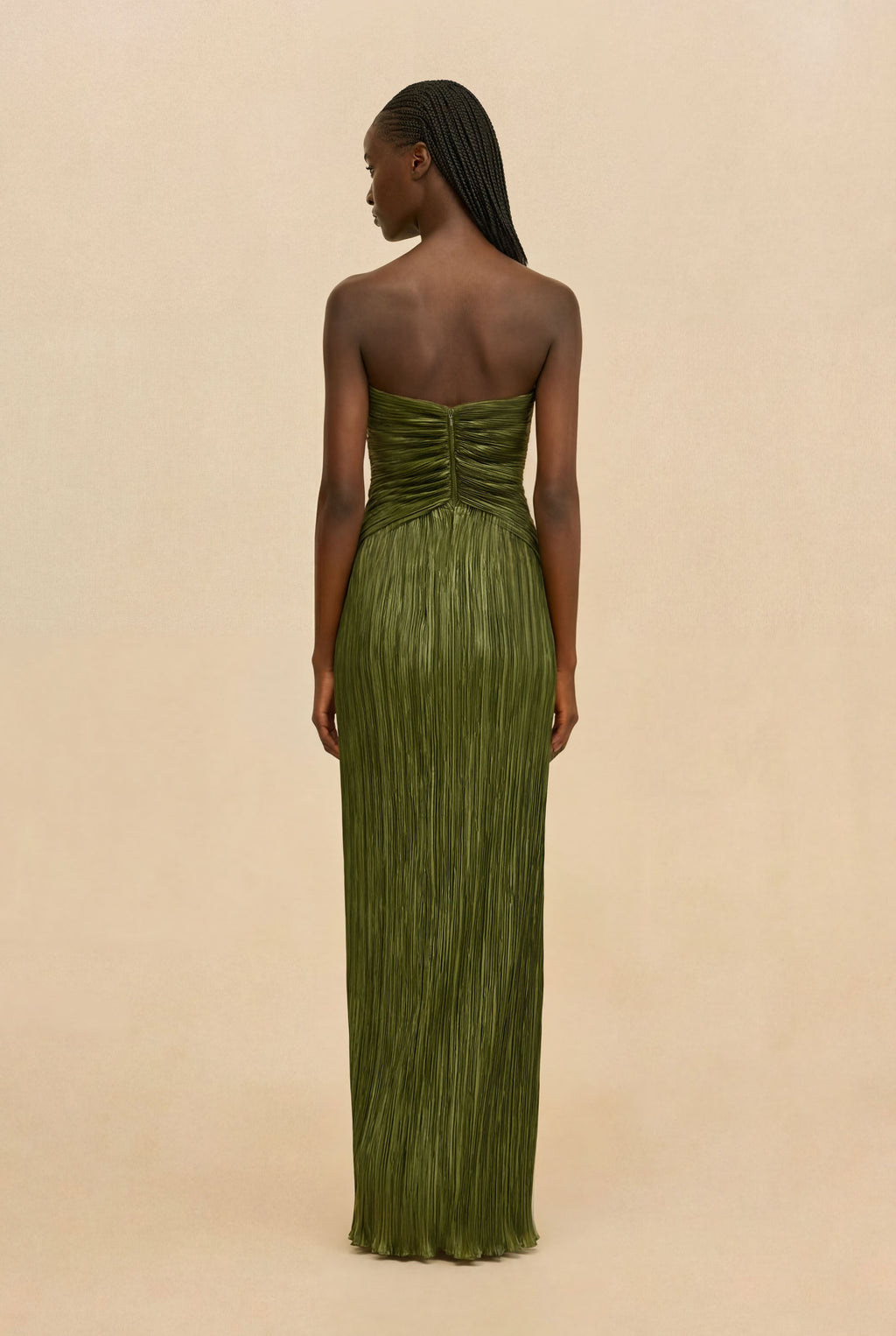 CULT GAIA - SEQUOIA GOWN - DEEP PASTURE