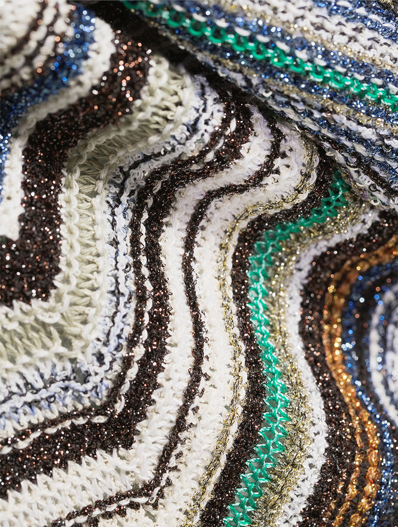 Missoni Metallic Knit Maxi Dress