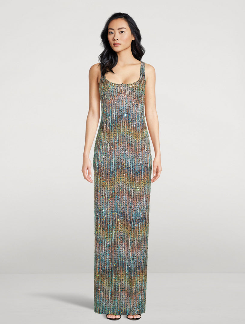 Missoni Sequin Knit Maxi Dress