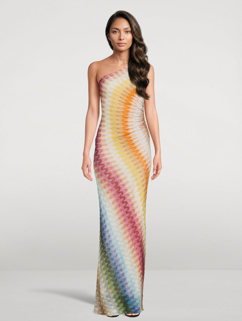 Missoni One-Shoulder Maxi Dress