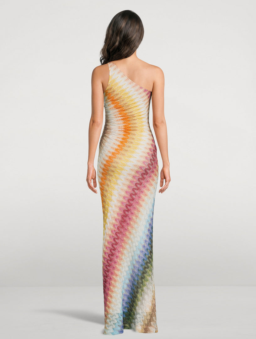 Missoni One-Shoulder Maxi Dress