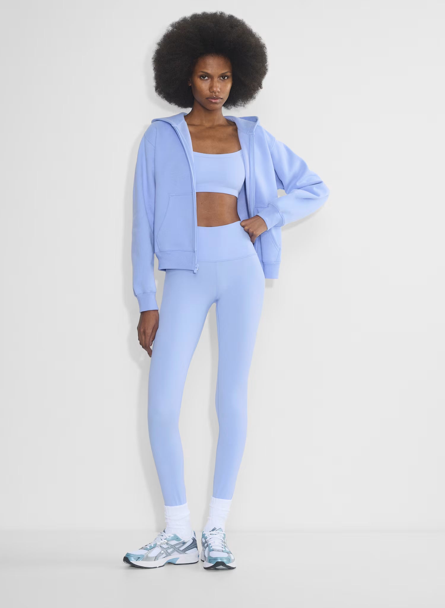 Aritzia BUTTER New Cheeky Hi-Rise 30” Legging in Dayflower Blue